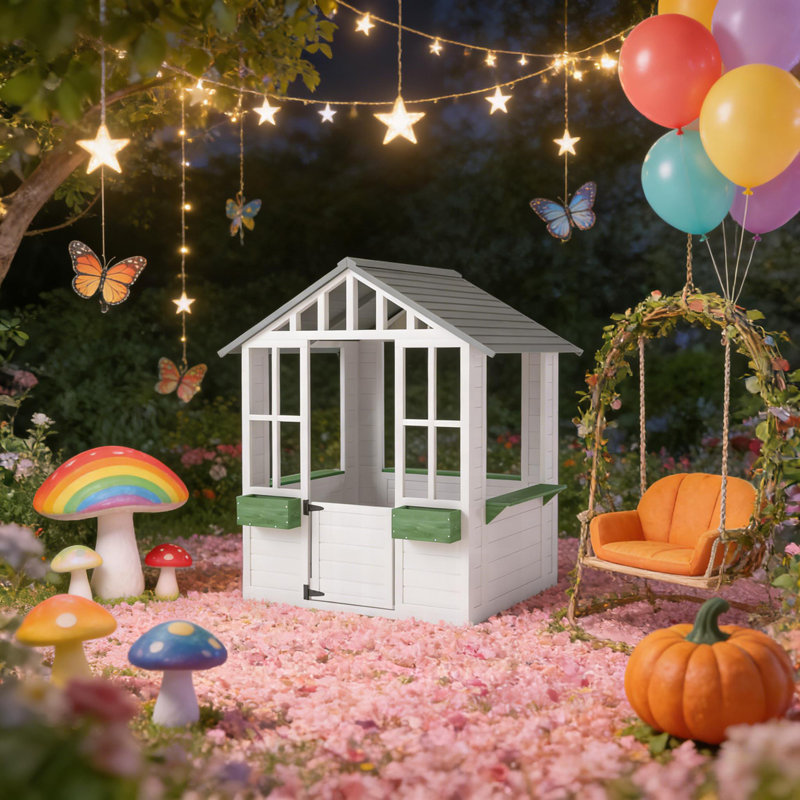 Maisonnette en bois, chalet extérieur pour enfants