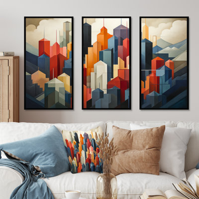 Cubic Los Angeles Skyline - Los Angeles Wall Art
