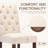 Artemisia Tufted Upholstered Wooden Dining Chairs-1149300381