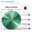 Clock-Face-Numbers Art - 12'' Modern Glass Wall Clock