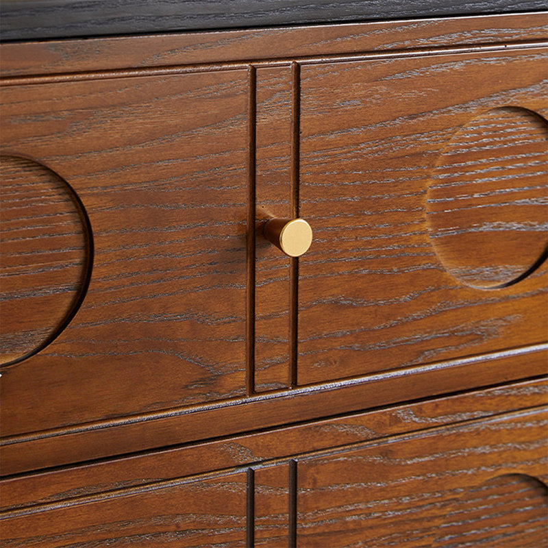 Armoire de rangement rétro de style français, H 33,86 po x l 55,11 po x P 15,75 po