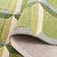 Tapis vert / beige en coton / laine touffeté à la main Giedre-1094010837