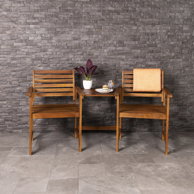 Solid Wood Acacia Outdoor Bench