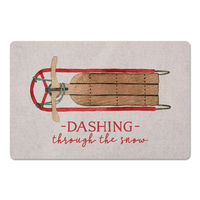 Vax Non-Slip No Pattern Christmas Doormat