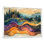 «Native Indian Village In A Forest Landscape I», art mural forêt