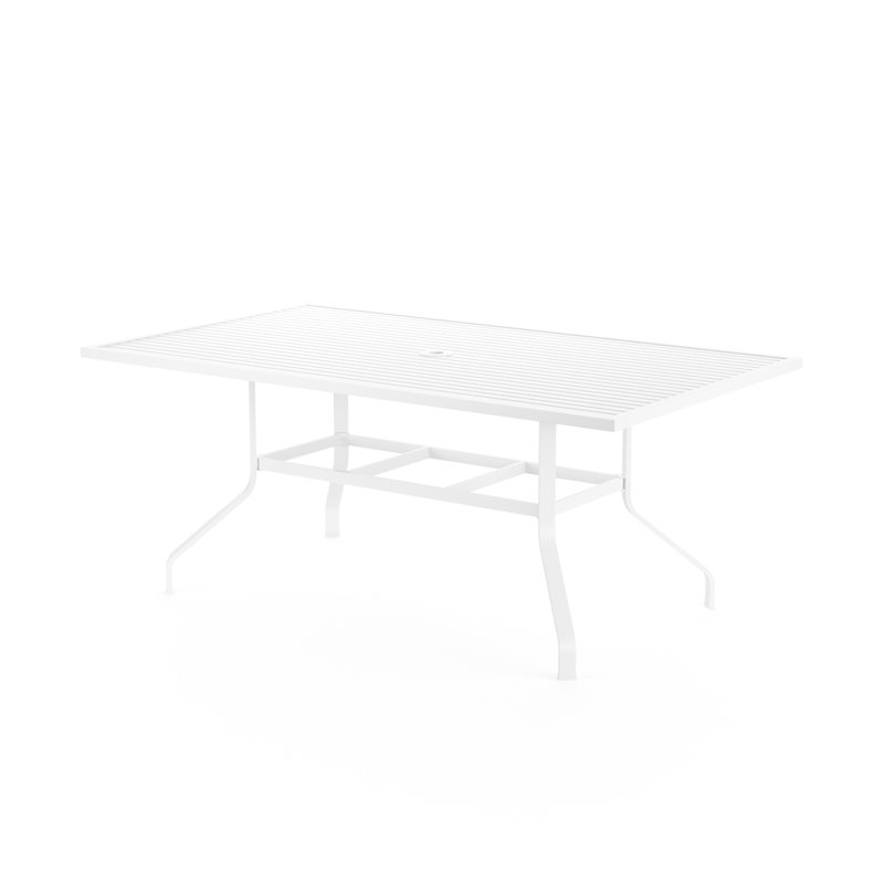 Table de salle à manger Bristol en aluminium thermolaqué