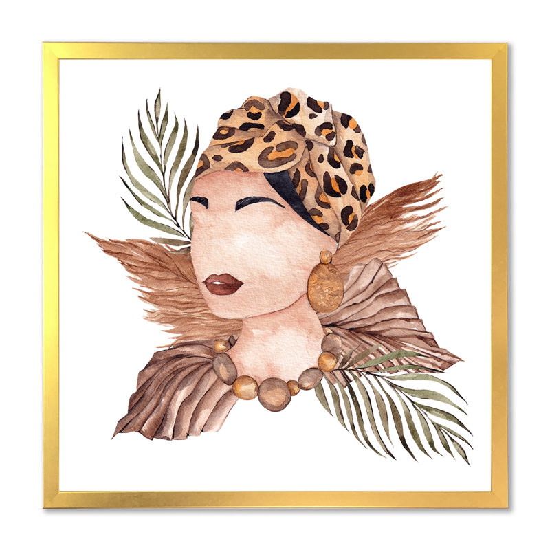 Reproduction d'art sur toile Glam, H 16 po x l 16 po x P 1 po, Or