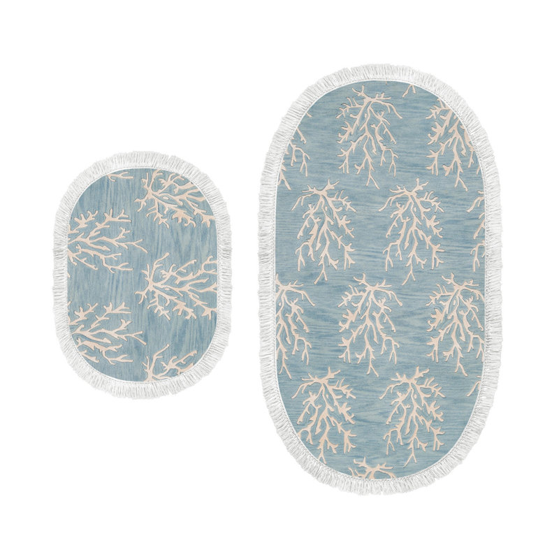 Ensemble 2 tapis de bain