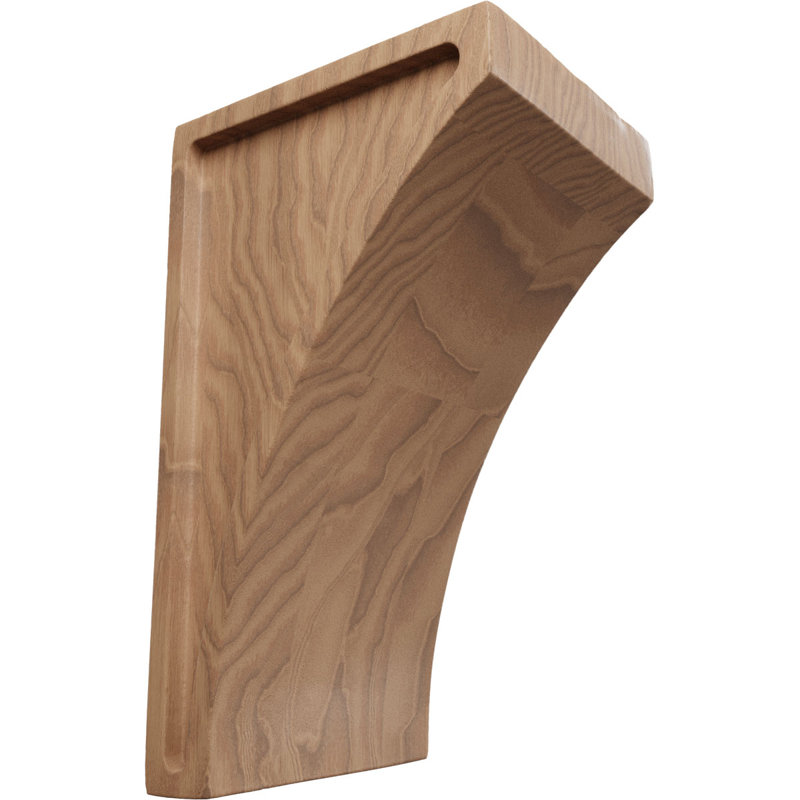 Lawson Corbel, Brun foncé, H 6 po x l 3 po x P 3,5 po
