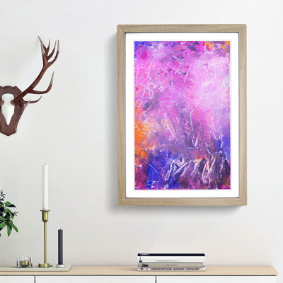 Moving Paint in Abstract - Framed Print