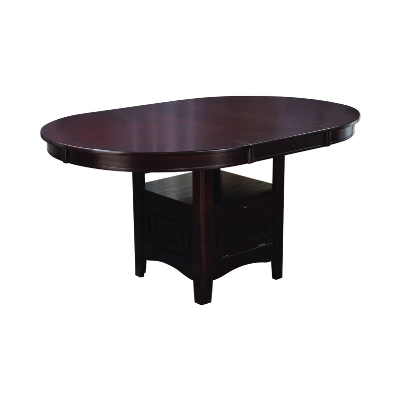 Table de salle à manger à hauteur de comptoir Beklabito, Espresso, H 36,25 po x l 42 po x L 60 po