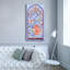 Toile épique Graffiti «Jardin de vitraux 2» par Melissa Wang, art mural 30 po x 60 po-1654794109