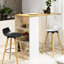 Zayn Upholstered Counter Stool with Solid Wood Frame