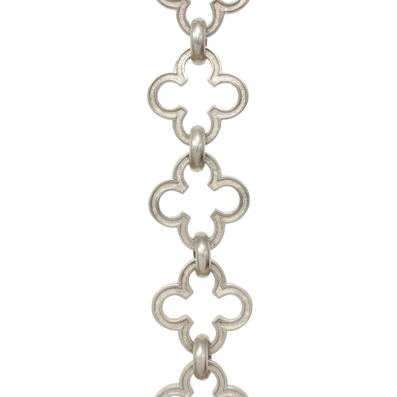 Un-welded Link Chain or Chain Break, Satin Nickel