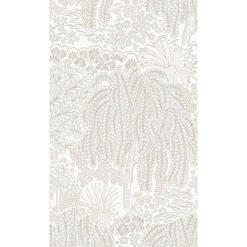 Rouleau de fleurs Einhardt, Blanc