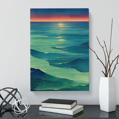 Watercolour Ocean Vol.5 - Wrapped Canvas