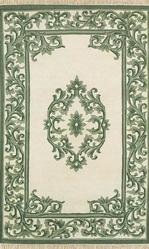 Bengal Floral Indoor Rug, Round 8'
