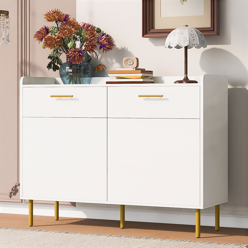 Armoire d'appoint Oder, Blanc