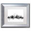 « st louis missouri horizon b&w » par michael tompsett, impression sur toile encadrée-68775724-17772303