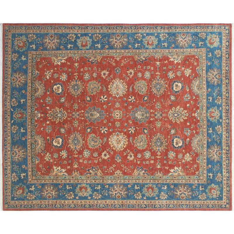 Suzann One-of-a-Kind 8' X 10' Wool Area Rug in Rust