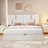 Upholstered Platform Bed with Hydraulic Storage System-1454205165