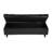Button-Tufted Storage Ottoman Bench Pu Leather Bench With Wood Legs