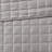 Luxurious Grey Polyester Bedding Sets, Comforter Quilt For Home Use