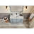 48" Solid Wood Bathroom Vanity with Engineered Stone Top, Single Sink-573372903-573372906