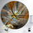 Symmetrical Fractal Flower - Modern wall clock-34141326-118658316