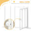 Pressure Mounted Pet Gate With Door