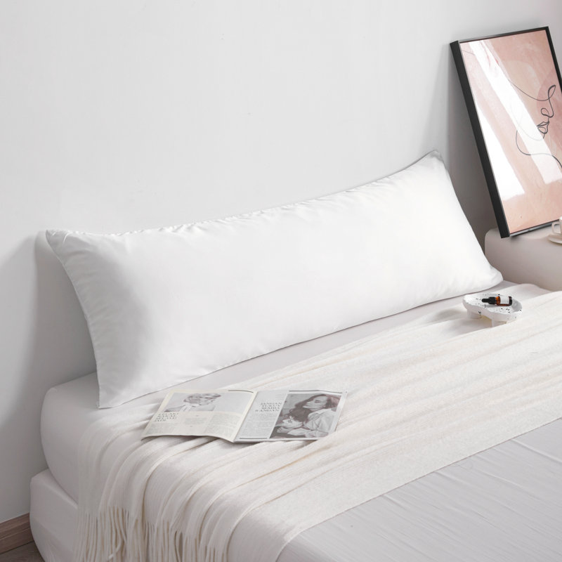 Housse de coussin satiné pour le corps, housse de coussin cachée à fermeture à glissière, refroidissement par glissement - NTBAY