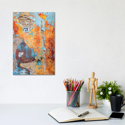 Close-up Of Wall, Guanajuato, Mexico - Wrapped Canvas Print