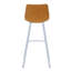 Tabouret de bar 41 po en cuir avec pieds en acier inoxydable-1891155548-1911943942