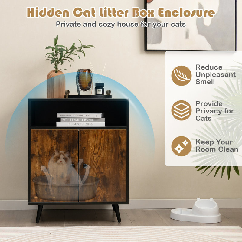 Demontrey Litter Box Enclosure