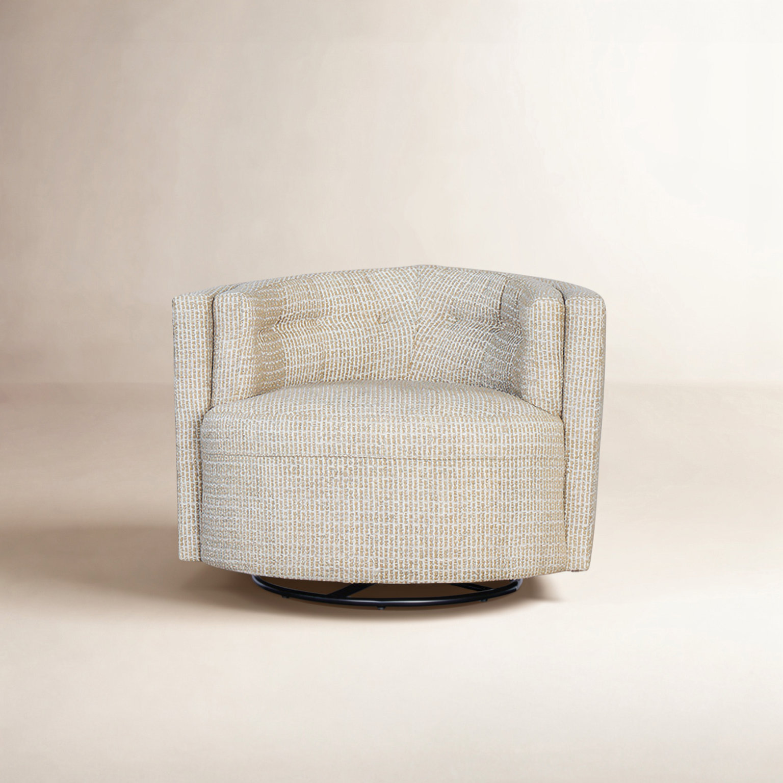 Swivel Accent Chair, Malibu Sand