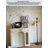 French-style carved fireplace decorative shelf