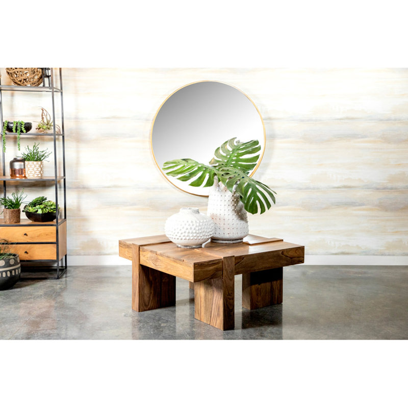 Table basse carrée en bois