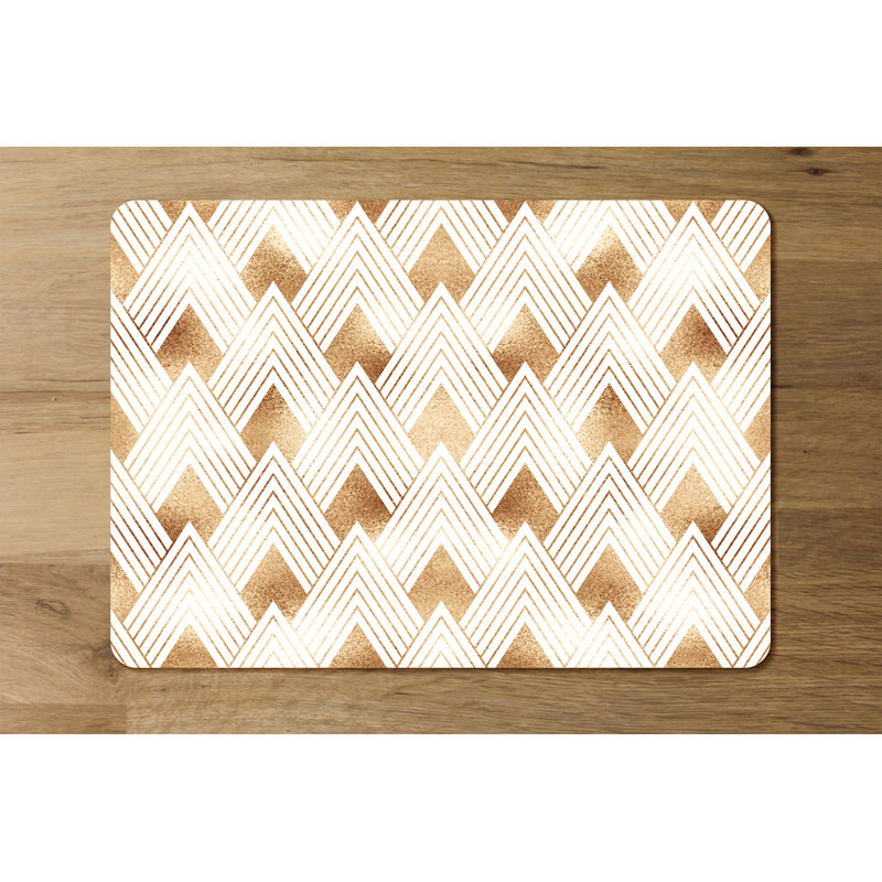 Hively Wood Geometric Rectangle Placemat