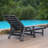 Outdoor Chaise Lounge With 4-Position Adjustable Backrest For Patio, Poolside, Deck-166959874