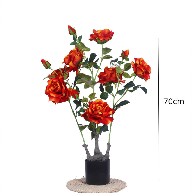 Pivoine artificielle, faux pivoine en pot