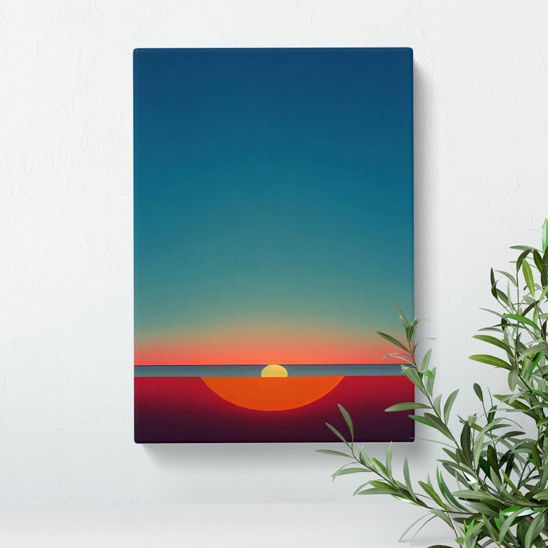 Unusual Sunset - Wrapped Canvas, 76cm H x 50cm W x 3cm D