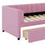 Lit de jour simple tapissier avec tiroirs-319255521