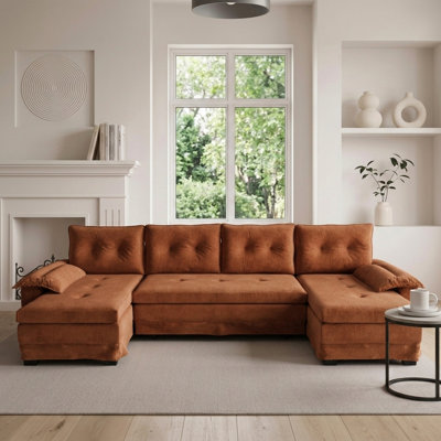 86" 3 in 1 Convertible Pull Out Sleeper Sofa Bed with Nailhead Trim & Rolled Arm for Living Room, Apartment, Office