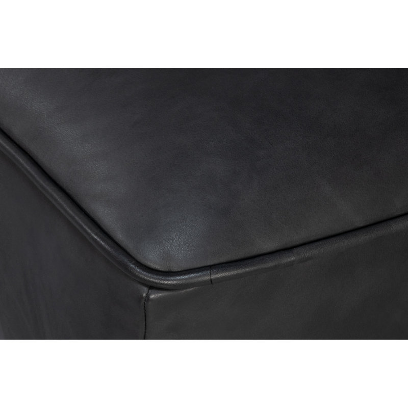 Kennett Swivel Armless Chair, Santoni Black