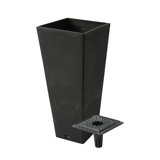Valencia 10.5"x24"H Square Planter with Water Tray