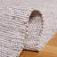 Tapis en coton tissé à plat à la main en beige / ivoire-518157895