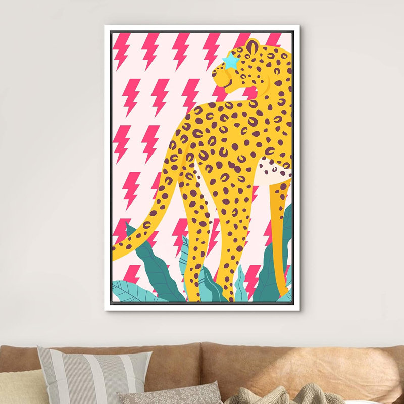 Illustration de chambre à coucher colorée de style BCBG, Blanc, H 24 po x l 16 po