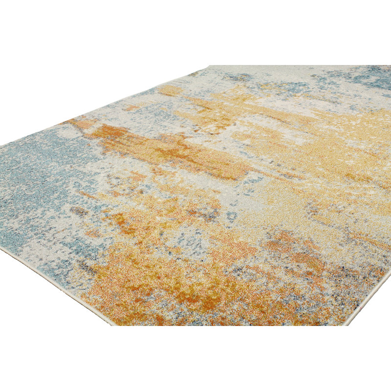 Ruthie Collection Contemporary Abstract Area Rug Multi, Rectangle 7'6" x 9'6"