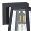 Aagje Black/Clear Plug-in Outdoor Wall Lantern