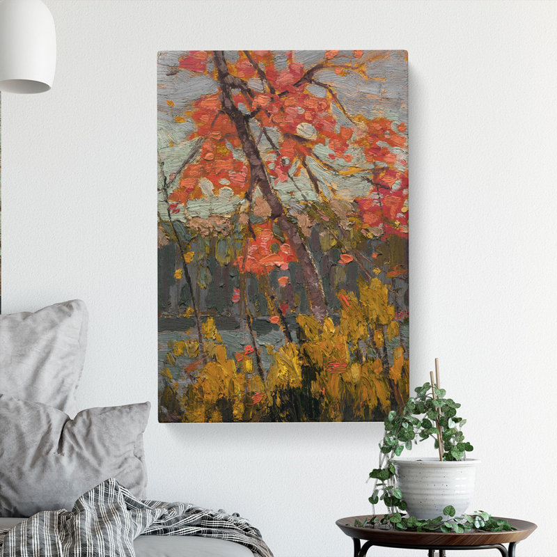 Twisted Maple by Tom Thomson - Wrapped Canvas, 50cm H x 35cm W x 3cm D